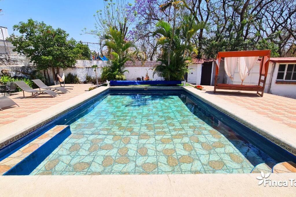 Finca Taino. Hermosa Casa Con Alberca ヒウテペック エクステリア 写真