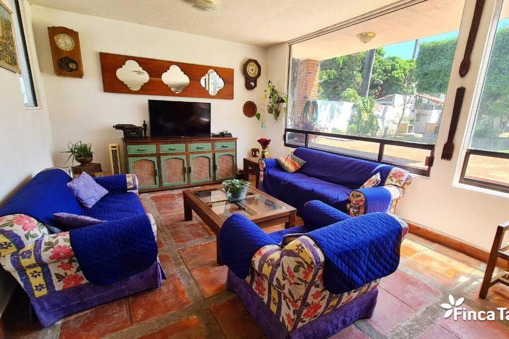 Finca Taino. Hermosa Casa Con Alberca ヒウテペック エクステリア 写真